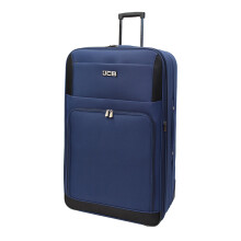 JCB 31" Extra Large Suitcase with Telescopic Handle - Family Case, Trolley Bag - Navy - 32"