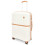 Medium Size Suitcase Hard Shell Four Wheel Luggage Excursion Milky 1