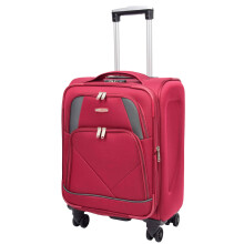Cabin Size Suitcase Four Wheel Expandable Luggage Guardian Red