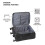 Linea Florence Luggage Soft Suitcase Black 18in/45cm 3