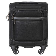 Linea Rome Soft Suitcase Black 22in/55cm
