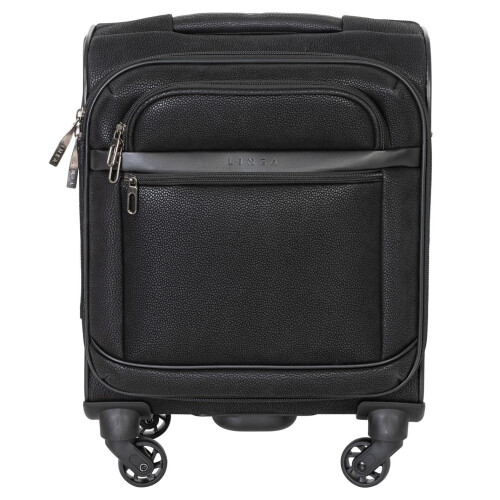 Linea Rome Soft Suitcase Black 22in/55cm