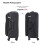Linea Florence Luggage Soft Suitcase Black 18in/45cm 4