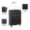 Linea Rome Soft Suitcase Black 22in/55cm 2