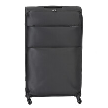Linea Sorento Fabric Soft Shell Suitcase Black 30in/77cm