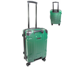 Bordlite Lightweight 20-Inch ABS Cabin Suitcase, Hard Shell Travel Luggage with TSA Lock, 360? Spinner Wheels, Expandable Design, 2.7kg - Dark Green