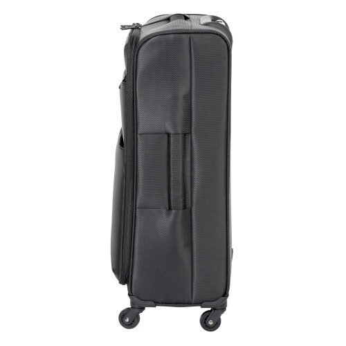 Linea Sorento Fabric Soft Shell Suitcase Black 30in/77cm 2
