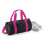 BagBase BagBase BG140s Mini Barrel Bag - Black/Fuschia 2