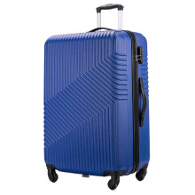 FLYMAX 24" Medium Suitcase Lightweight Luggage 4 Wheel Spinner Travel Case Trolley ABS Hold Check in
