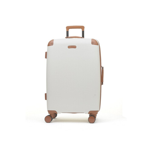 Rock Carnaby Medium Expandable Hardshell Suitcase in Cream 1