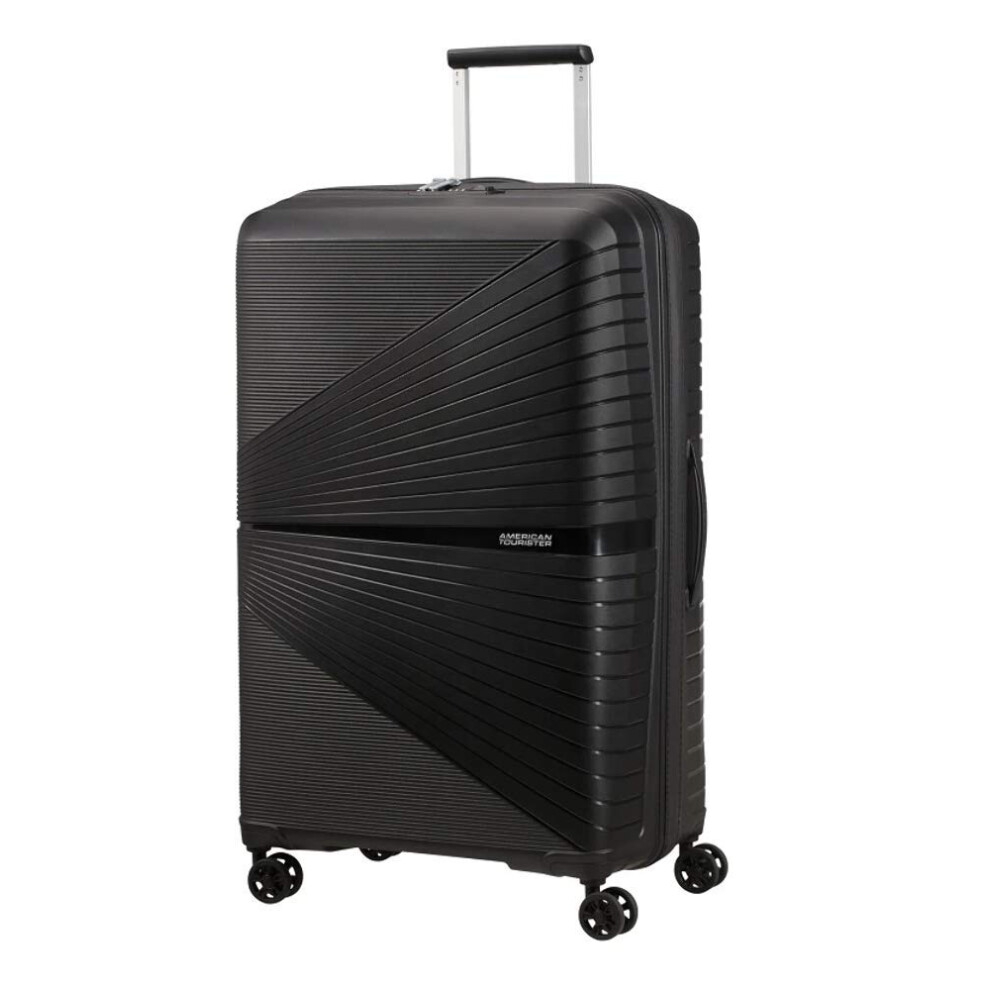 American Tourister Azirconic 77 Cm 4-Wheel Suitcase, Black Onyx, 77, Suitcase