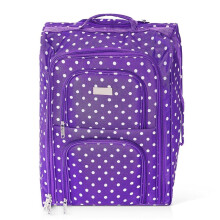 JRI Carry-ON Cabin Approved Hand Luggage Trolley Humlin Cabin Bag Purple Color (Model TB 023)
