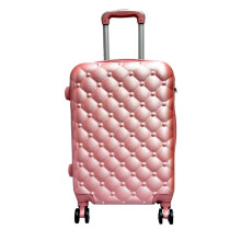 VIPER Suitcase Travel Luggage Trolley 4 Wheel Lightweight Hard Shell PC+ABS Cabin Case (Pink Gold, 28")