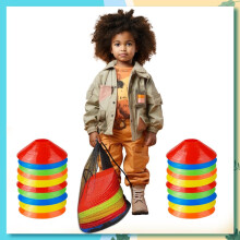 Xwin Sportseries Kids Football Nets Foldable Football Goals Net Children Training Goal Post with Sports Accessories Outdoor Ball Pop Up Soccer Net for