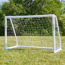 Rebo 6ft x 4ft Football Goal for Kids - Weather-Resistant, Perfect for Gardens | OutdoorToys | PVC, Portable, Nylon Net, Lightweight Goal for Children