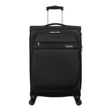 American Tourister Deep Dive Spinner Suitcase - Medium - Expandable - 68cm - 74L - Black