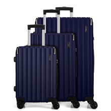 FLIEE Suitcase Set |4 Silent Dual Spinner Wheels |Lightweight Hard Shell Suitcases | TSA 3 Digit Combination Lock | Aluminium Telescopic Handle | 3