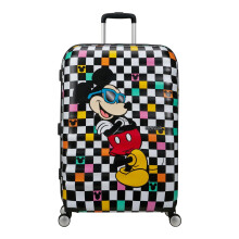 American Tourister Wavebreaker Disney FL - Spinner L, Case, 77 cm, 96 L, Multicolor (Mickey Check)