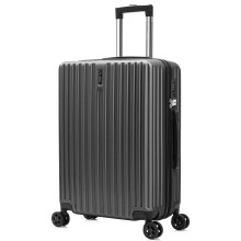 FLIEE Medium Suitcase 4 Wheels Hard Shell | Lightweight Suitcase Medium Size | Aluminum Telescopic Handle | TSA 3 Digit Combination Lock | 4 Dual