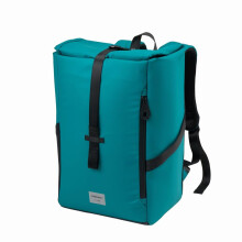 Cabin Max ISEO Rolltop Backpack Carry On suitable for Ryanair Underseat Cabin Bags (Recycled RPET Teal)