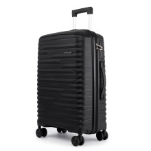 Fly Kite Luggage 32 Inch X-Large Suitcase 100% Polypropylene Hard Shell Real TSA Secure Lock 3 Digit with Aluminium Trolley Handle 360? Smooth Wheels