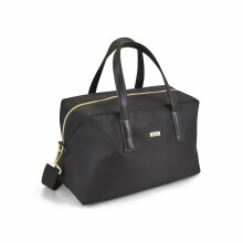Rock Kensington Holdall Underseat Cabin Travel Bag in Black, Ryaniair Carry-On Compliant, Padded Shoulder Strap & Lockable Zips - 40 x 20 x 25 cm 20L
