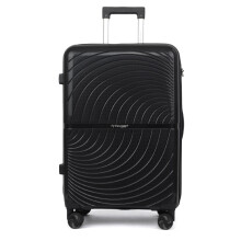 Fly Kite Luggage 20 Inch Cabin Suitcase 100% Polypropylene, Hard Shell with Aluminium Trolley Handle Real TSA Secure Lock 3 Digit 360? Smooth Wheels