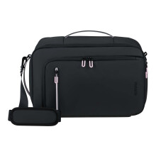 Samsonite American Tourister Puffypop - Ladies Under Seat Hand Luggage (40 x 25 x 20 cm, 21 L, 0.70 kg) - Versatile 3-Way Cabin Bag, Airplane Backpack
