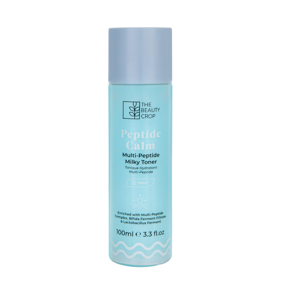 The Beauty Crop Peptide Calm Multi-Peptide Calming Milky Toner - Hydrating & Strengthening - 100 Ml