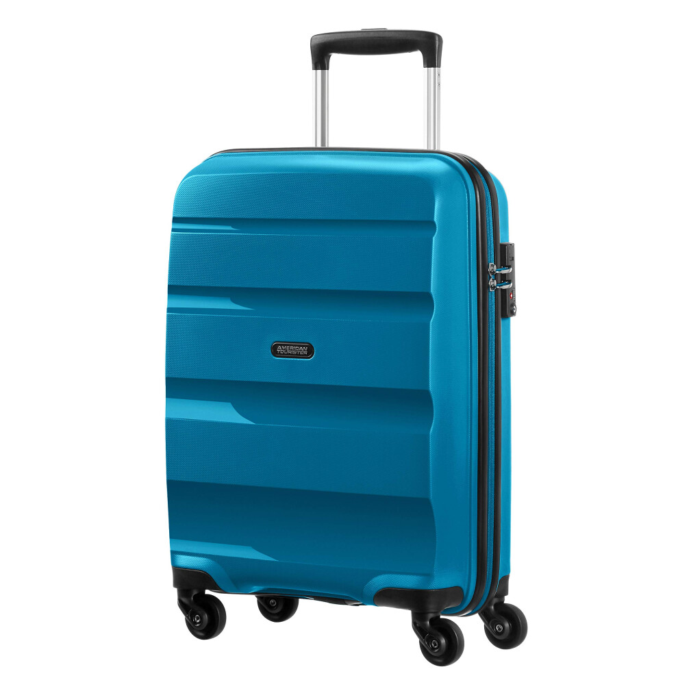 American Tourister Bon Air - Spinner S, Hand Luggage, 55 Cm, 31.5L, (Seaport ) Blue