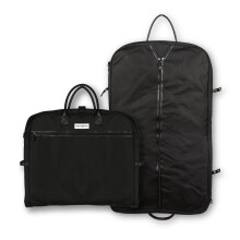 Simpson & Ruxton Hoesh International Black 42" Luxury Heavy Duty Garment Travel Luggage Suit/Dress Carrier - UK Seller