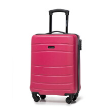 WITTCHEN Travel Suitcase Carry-On Cabin Luggage Hardshell Made of ABS with 4 Spinner Wheels Combination Lock Telescopic Handle Globe Line Size Cabin