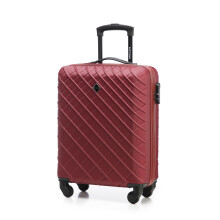 WITTCHEN Classic line Cabin Suitcase Hand Luggage Small Travel Case Hard Shell Made of ABS with 4 Spiner Wheels Combination Lock Telescopic Handle