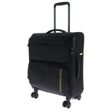 Mandarina Duck Zephyr Trolley Cabin, Black, M, Trolley Cabin in Tessuto morbido