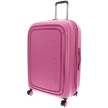Mandarina Duck LOGODUCK + Trolley Large EXP, Red Violet, 49 cm (L) x 31 cm (W) x 75 cm (H), Linea iconica di in policarbonato