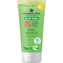 Dermaflora Natural Aloe Vera Gel for Face & Body ? 150ml | Hydrating Aloe Vera Gel After Sun Care | Soothing Moisturizer for Sensitive Skin,