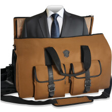 WELKINLAND 48H Garment Duffle Bags For Travel,10-Pockets Carry On Garment Bag, 3 Suit Travel Bags, 62L Halfday's 2-In-1 Garment Duffel Bag,