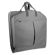 Large Foldable Premium Garment Carrier Suit Bag With Adjustable Handles - Wardrobe, Jacket, Dress Cover Storage for Men's Travel (Dark Grey)
