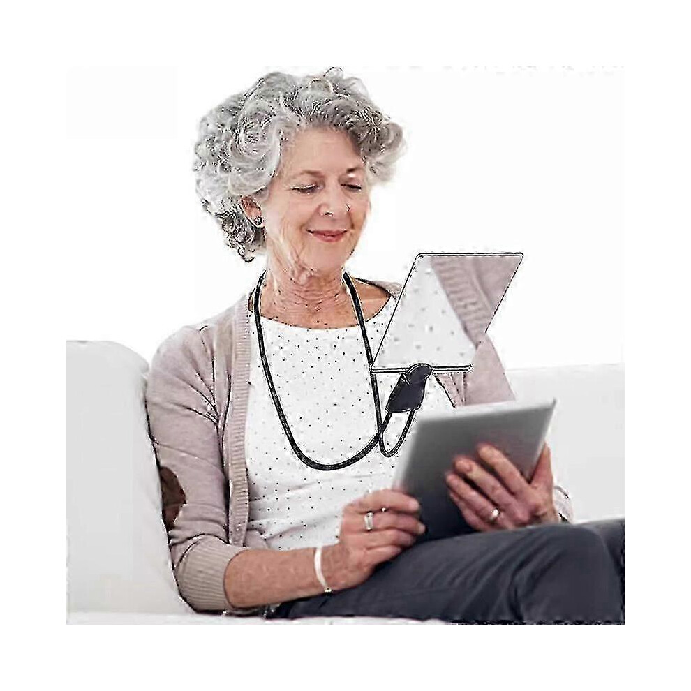 Magnifying Glass 5X 5.5 with Adjustable Stand for Elderly Low Vision Reading