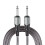 1/4 Inch Guitar Cable 10ft - 6.35mm, Dark Grey 1
