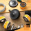 2 Pcs Air Compressor-Silencer with 6 Pcs Air Compressor Intake Filter Elements, Sound Muffler Accessories 2