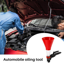 Car Universal Engine Oil Funnel No-Spill Oil Funnel Adjustable Oil Funnel Adapters Spill Proof Oil Filter Tool Set