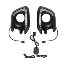 Car Led Daytime Running Light Turn Signal Light Fog Driving Lamps for Pajero Sport 2015-2016