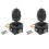 2X 4-Axis Joystick Potentiometer Button Controller for JH-D400X-R4 10K 4D Sealed Rocker Potentiometer 1