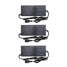 3X 48V 20AH Electric Vehicle Charger 7 Light Display Power Display Current Leakage Protection/Full Pulse EU Plug