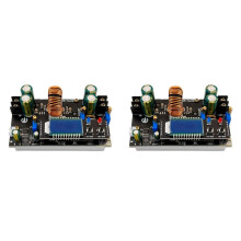 2X ZK-SJ20 Automatic Step Down Module MPPT with LCD Display Buck Boost Converter Power Supply Module Adjustable Board