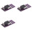3X ACS758 ACS758LCB-050B Current Module Linear Hall Current Sensor PFF-T Current Detection 3-5V 50A 1