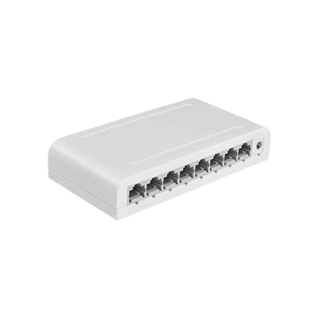 8 Port Gigabit Data ,Network Hub,Desktop Ethernet Splitter,Plug & Shielded Fanless Quiet Portable 4712867327300