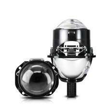 2,5 Zoll Bi-LED-Projektorlinse für H4 H7 9005 9006 LED-Linsen Autoscheinwerferlampen 8000 Lm 6000 K Weiß mit Fern-/Abblendlicht LHD