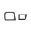 Car ETC Trim Frame Headlight Adjustment Trim Frame ESP Button Trim Frame for  N-BOX 2024 RHD Carbon Fiber 1